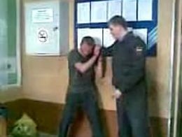 Пьяный водитель в отделении