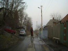 Баба-Яга на дороге