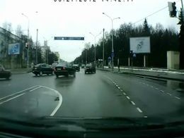 Опасный перекресток в Минске