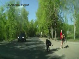 ТП переходит через дорогу