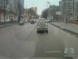 Лобовуха с трамваем