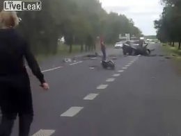 Последствия жесткой аварии