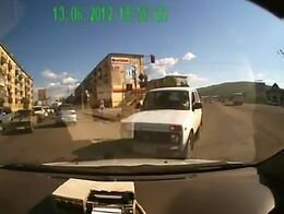 Пьяный дед на Ниве