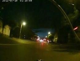 Ночной байкер попал в аварию