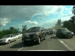 Как украинцы пробки объезжают