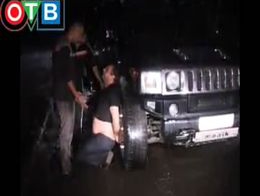 Пьяный на Хаммере устроил дебош