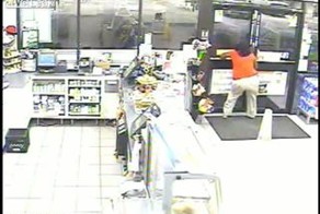 Поджег на заправке 