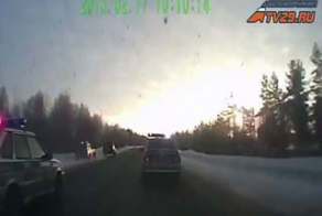 Остановили автоматной очередью