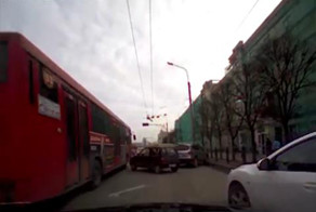 Не заметила автобус