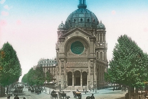 Фотографии Парижа 1900-х годов и сейчас