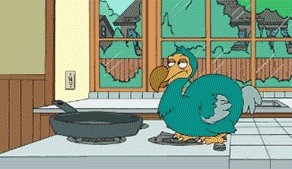 Курица-суицидница!