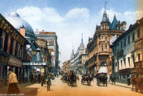 Тверская улица в 1900-1910 годах