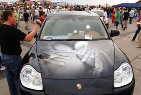 Аэрография на Porsche Cayenne — Body
