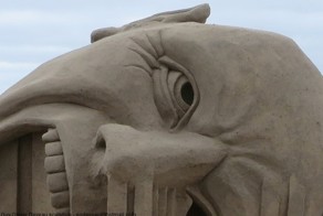 Скульптура из песка "Страдание" от Гая Оливьера-Дево