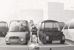 На парковке