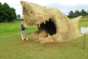 Скульптуры из соломы