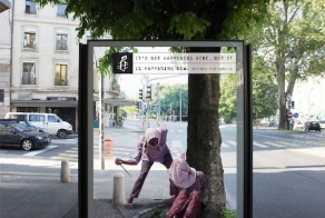 Социальная реклама "Это происходит не здесь, но сейчас"