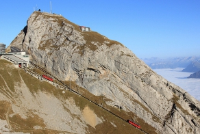 Пилатусбан - самая крутая зубчатая железная дорога в мире