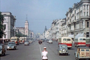 Ленинград 1957 года из фильма Улица полна неожиданностей