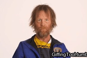 Бездомного переодели к программе на телевидении