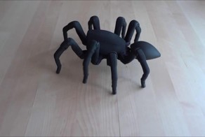 Танцующий паук, напечатанный на 3D принтере