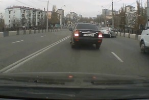 Авария на мосту в Махачкале