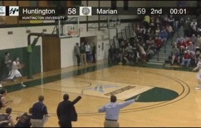 1 секунда до конца и 1 очко разницы в счёте