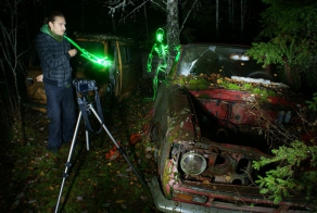 Световое шоу финского фотографа Янне Парвяинена
