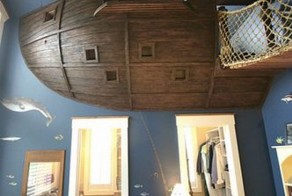 ДЕТСКАЯ КОМНАТА В ВИДЕ ПИРАТСКОГО КОРАБЛЯ