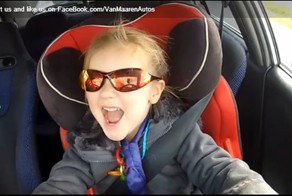  Юный водитель на Мицубиси! (ВИДЕО)