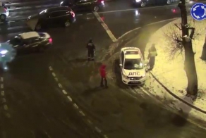 "Грамотный" напарник инспектора Гуськова.