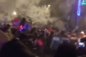 Загорелся факелоносец