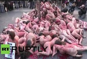 Кровавая акция протеста в Испании