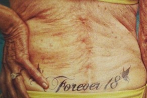 Пожилые люди с татуировками или FOREVER 18