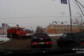 ДТП со снегоуборщиком