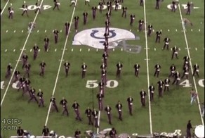 3D иллюзия на футбольном поле