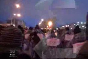 В Екатеринбурге горит факелоносец!