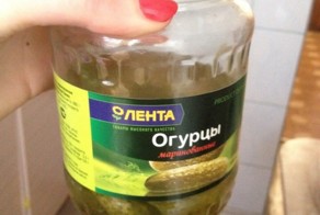 Маринованные огурцы с сюрпризом внутри