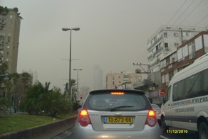 зимняя буря в Израиле в 2010 