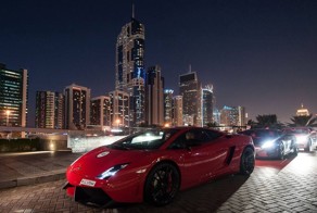 Встреча владельцев Lamborghini в Дубае