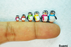 Вязаные микро-игрушки