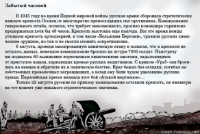 Забытый часовой