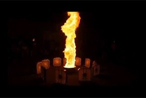 Самодельный огненный торнадо...