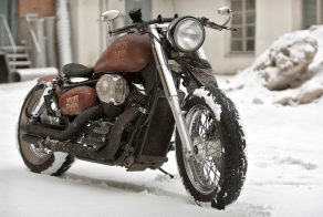 Honda Shadow White Trash