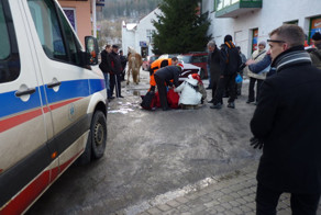 В Польше пьяный Дед Мороз попал в ДТП