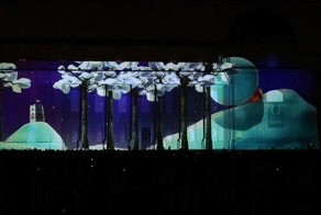 Разрушили снежком собор Святого Станислава