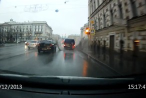 Не повезло пешеходу