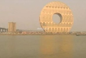 В Китае построили круглый дом высотой 33 этажа