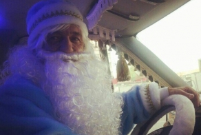  В Челябинске - самые новогодние маршрутки