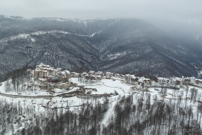 Горный кластер Сочи 2014 с вертолета